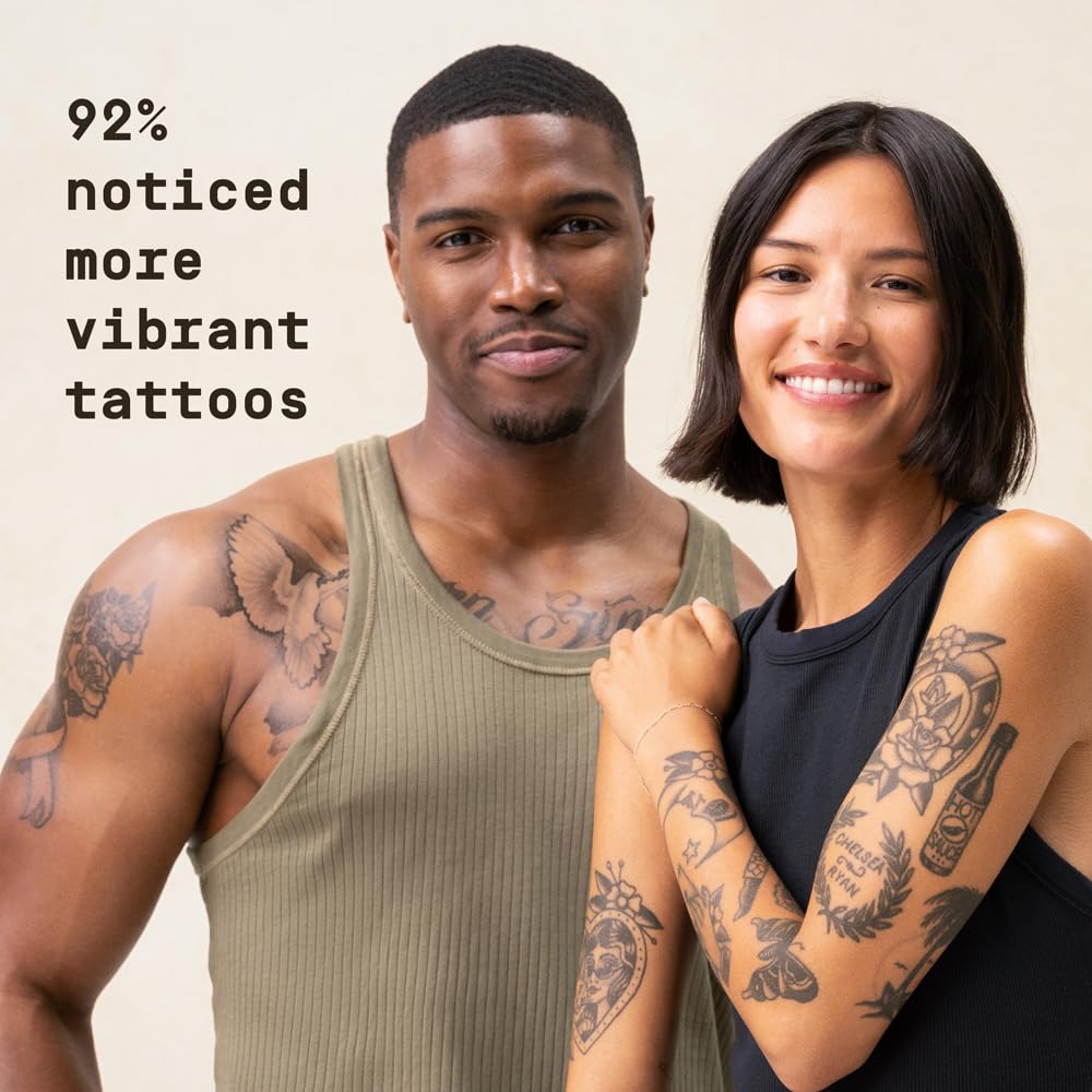 Enhancing Tattoo Balm - Revitalize & Protect Tattoos | Instant Hydration, Fast Absorption | Fragrance-Free, 2oz