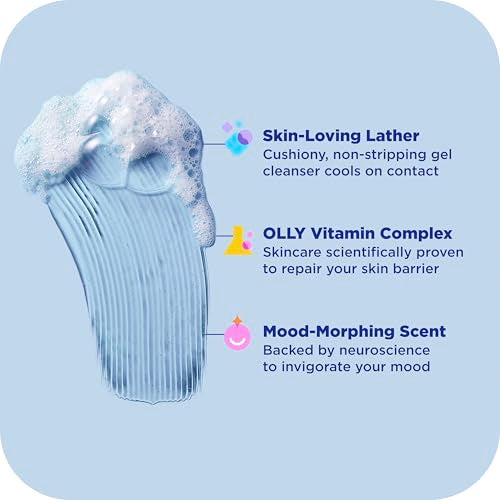 OLLy Cool Mood + Skin Body Wash with Arnica & Vitamin B12 - 17 fl oz