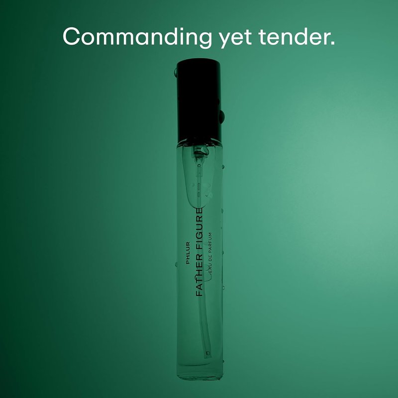 PHLUR Father Figure Perfume - Unisex Fig & Vanilla Eau de Parfum | 9.5 mL Fresh Green Fragrance with Waterlily & Jasmine