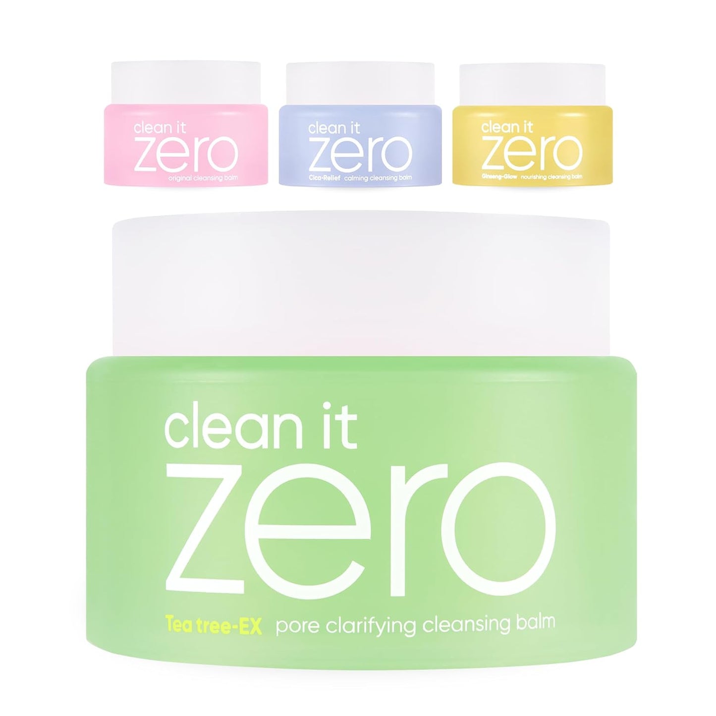 Clean It Zero Original Cleansing Balm Travel Kit - Vegan, Hypoallergenic Makeup Remover | 16 Mini Packs (3ml Each)