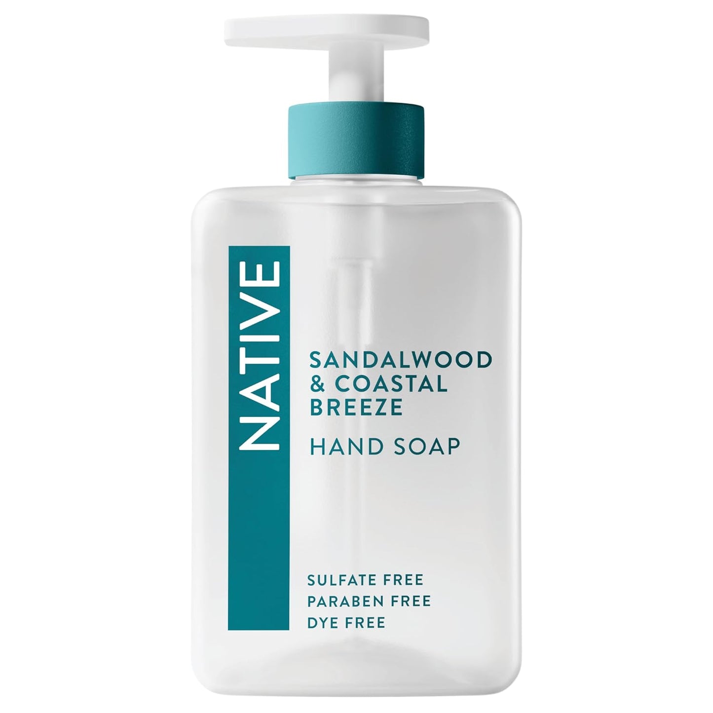 Native Liquid Hand Soap - Coconut & Vanilla Scent | Non-Drying Formula, Plant-Based Cleansers, 13 oz Bottle