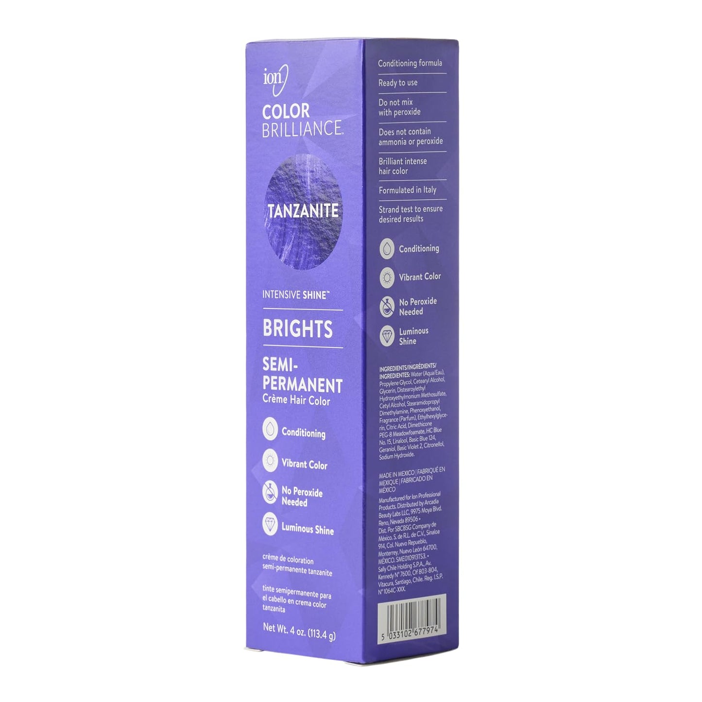 ion Semi-Permanent Brights Hair Color Tanzanite
