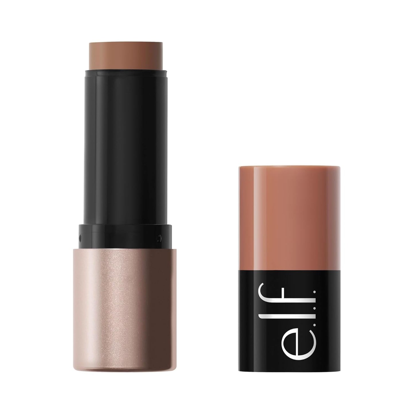 e.l.f. Soft Glam Cream Bronzer Stick - Buildable Satin Finish for Sculpted Glow | Vegan, Medium