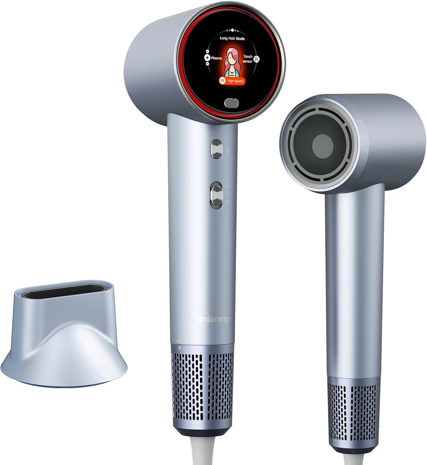 High-Speed Hair Dryer - Ionic Blow Dryer with 110,000RPM Motor | Ultra-Fast Drying, Low Noise, Smart LCD Display