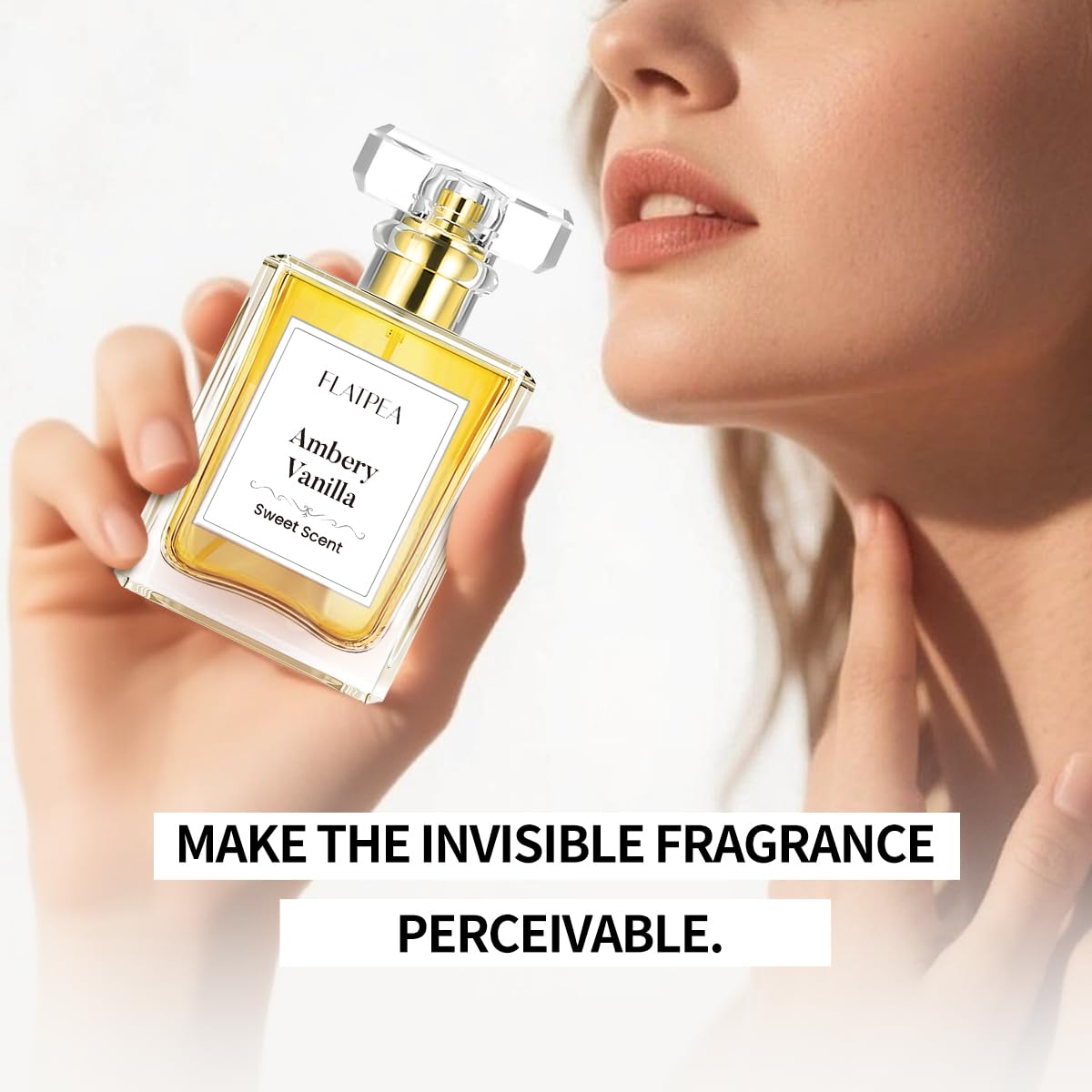 Ambery Vanilla Perfume Spray for Women - Sweet Floral Jasmine & Sandalwood Scent | 1.7 FL OZ, Long-Lasting & Alcohol-Free