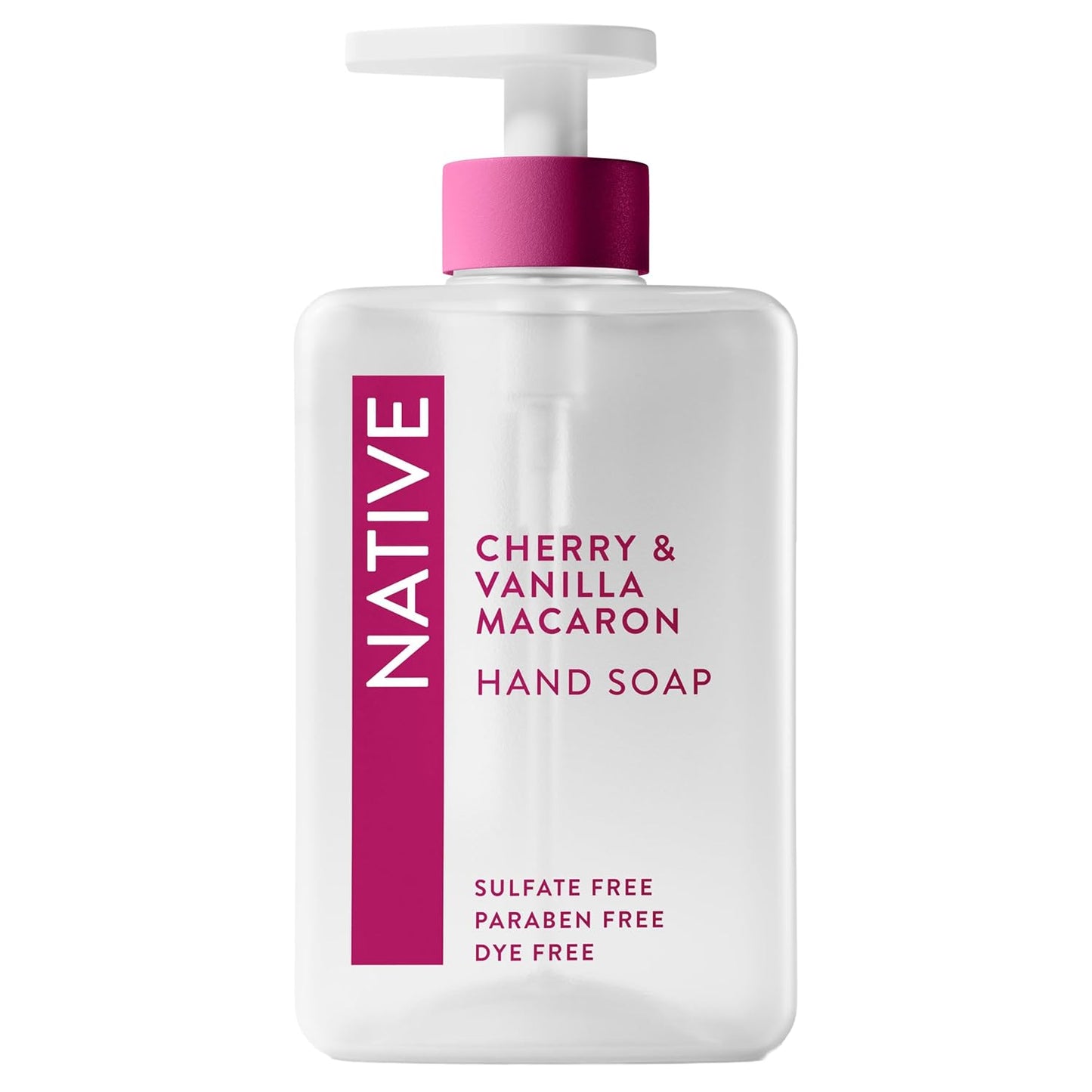 Native Liquid Hand Soap - Coconut & Vanilla Scent | Non-Drying Formula, Plant-Based Cleansers, 13 oz Bottle