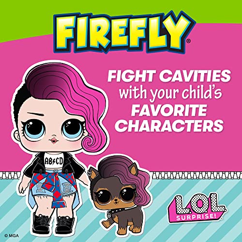 Firefly L.O.L. Surprise! Sonic Electric Toothbrush with 3D Cover & Soft Bristles - 1 Pack