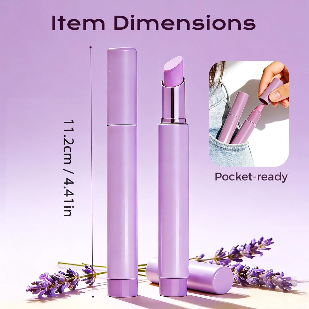 Cuticle Treatment Pen - 3-in-1 Nail Care Remover & Pusher with Ceramic Tip | Purple