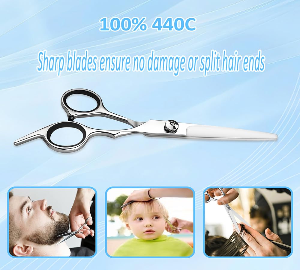 Xolaawa Professional Barber Hair Cutting Shears Salon Home Hair Cut