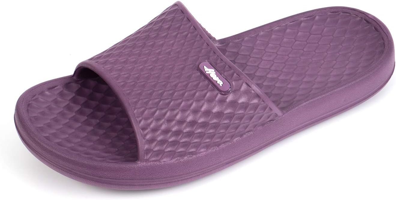 FunkyMonkey Women's Non-Slip Shower Slippers - Indoor & Beach Sandals | Comfortable & Stylish