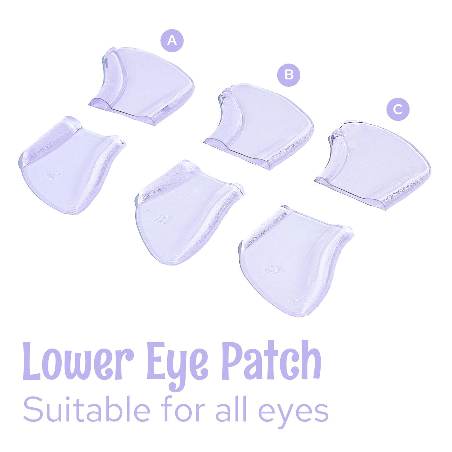 Libeauty Self-Adhesive Lash Lift Shields, 6 Pcs Lower Eyelash Lift Pads for Lifting and Curling, Silicone Lash Rods for Upper Eyelash Perm and Color, Reusable for Salon & DIY Use
