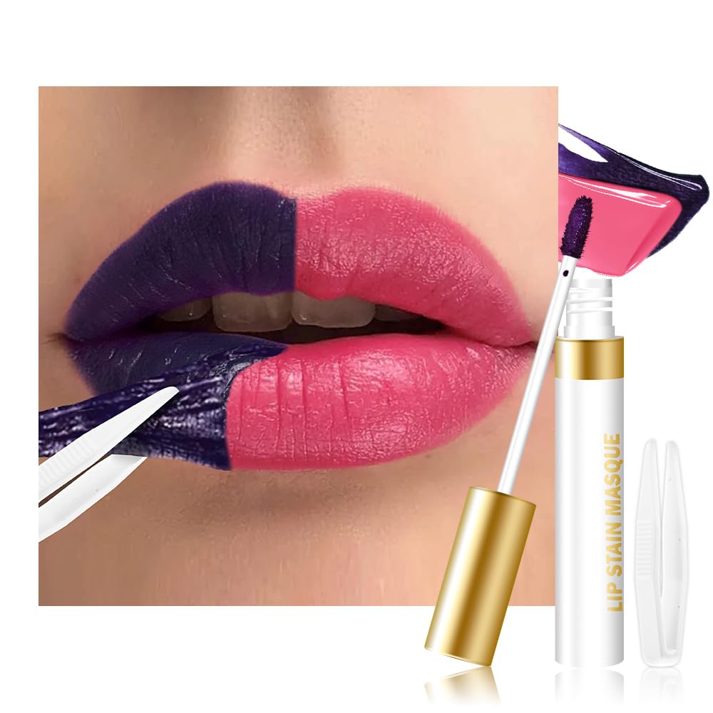 Peachy Rosee Peel Off Lip Stain Tints - Long Lasting Matte Lipstick | Waterproof, High Pigmented, 24-Hour Wear, 08