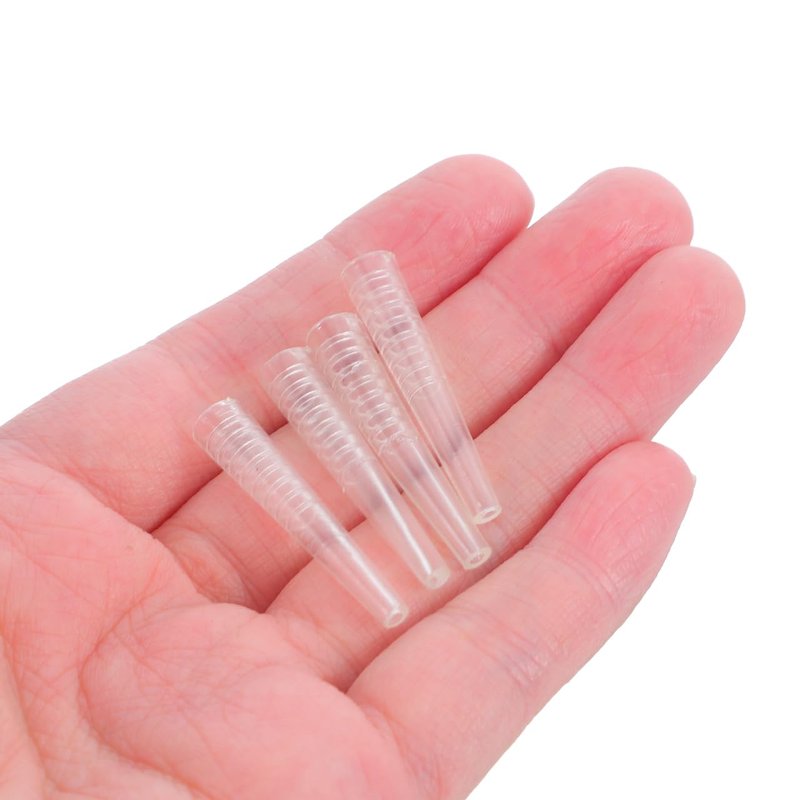 50pcs Tweezer Tip Covers: Clear Tweezer Point Protectors Cap - Makeup Beauty Supplies, General Size