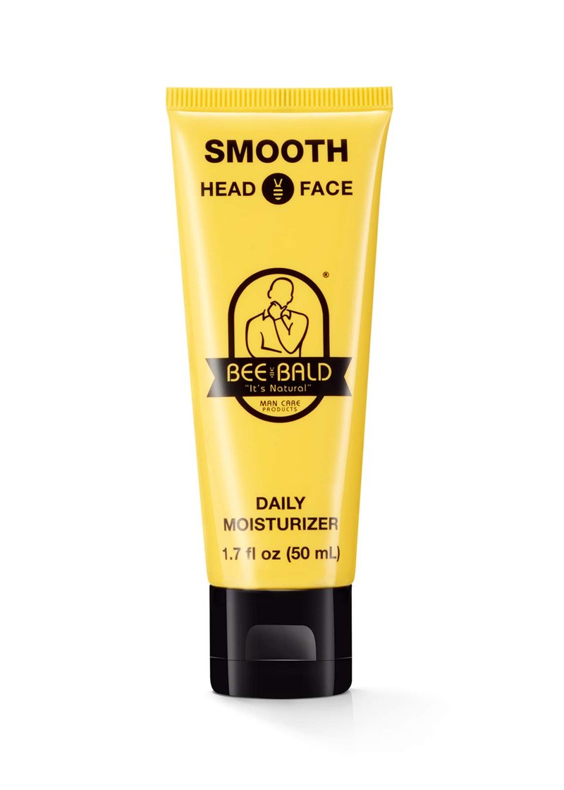 Bee Bald SMOOTH Daily Moisturizer Hydrates & Tones Away Fine Lines, Wrinkles and Dry Patches; Helps Control Oil & Shine to Feel Cool, Fresh and Comfortable, 1.7 Fl Oz