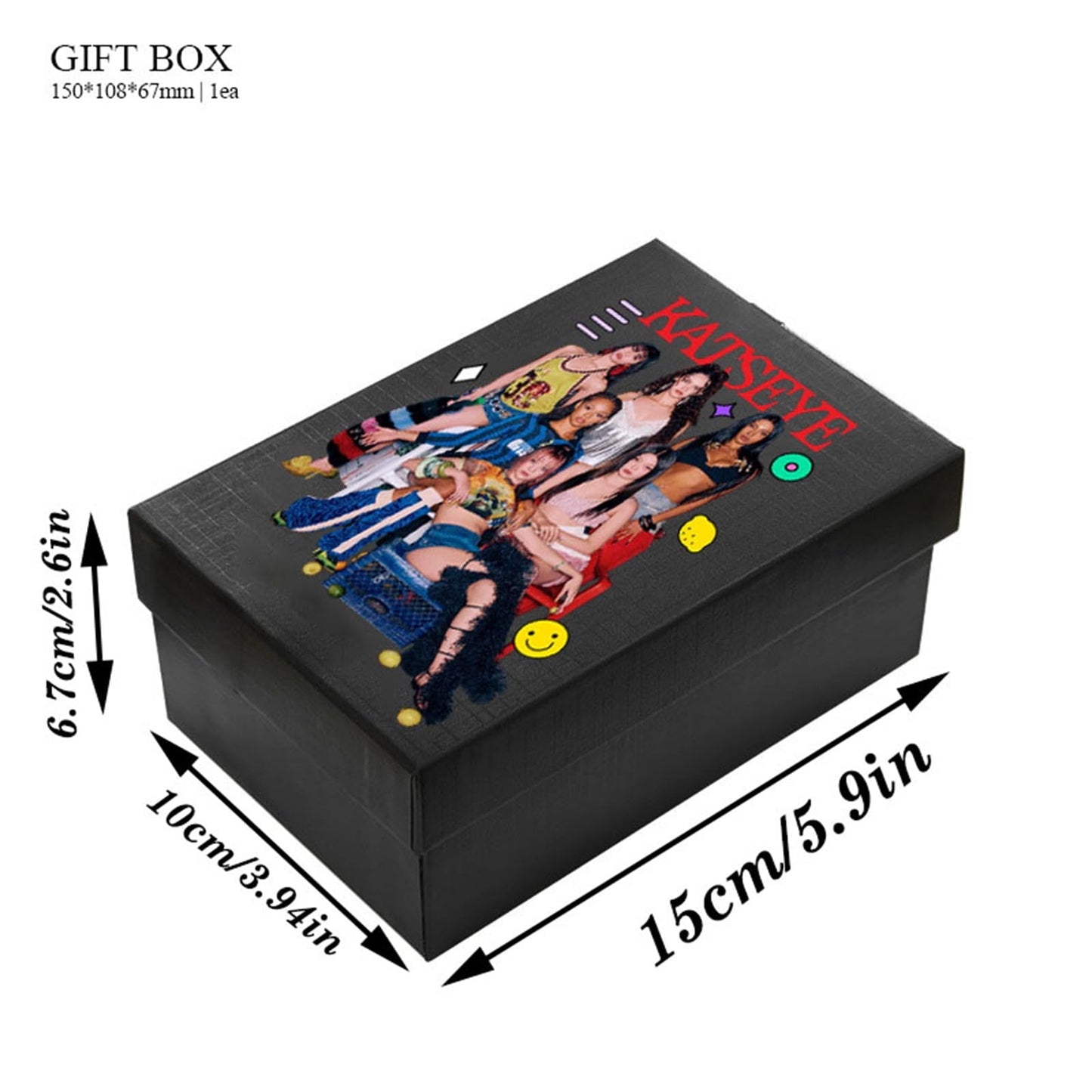 BDNXTV KATSEYE Merch KATSEYE Photocards Peripherals Stand Sticker Lomo Card Lanyard Set Novel Idol Album Gift for Fans