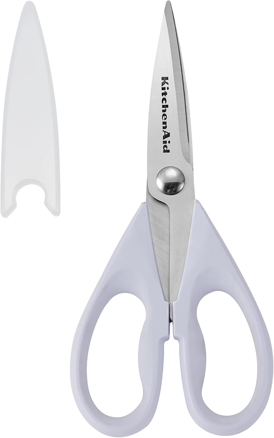 KitchenAid Kitchen Shears - Durable Stainless Steel Scissors with Soft Grip Handle | 8.72 Inch, Black