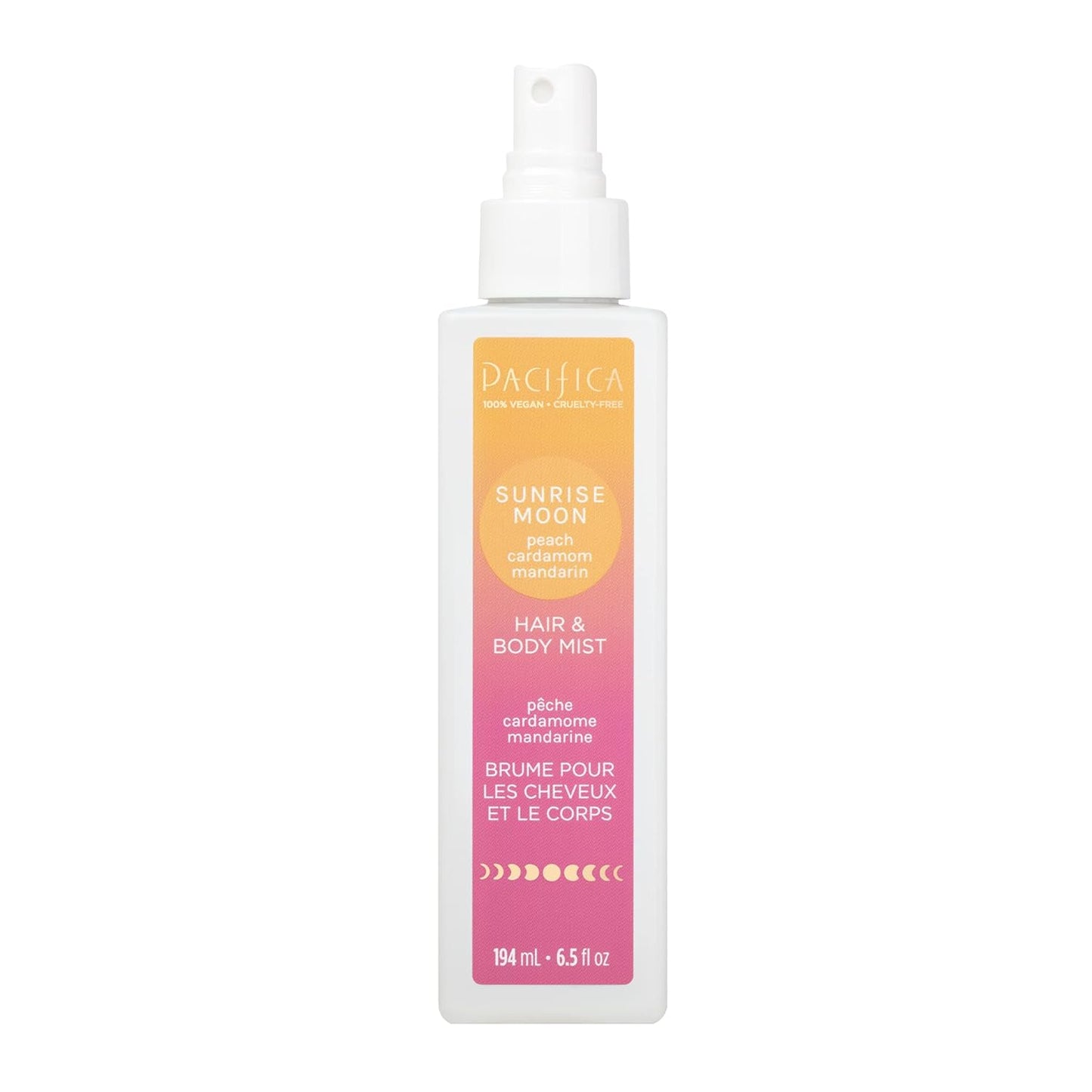 Pacifica Hair Perfume & Body Fragrance Mist - Blue Moon Lavender & Currant | Alcohol-Free, Vegan, 6.5 oz