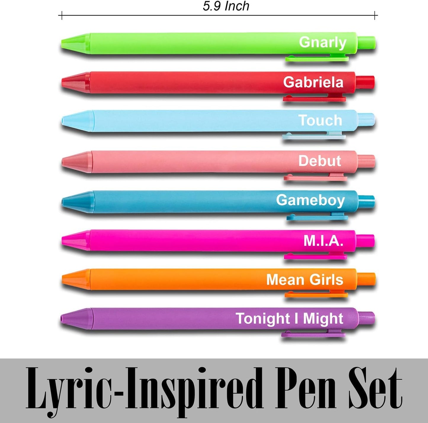Kpop Gel Pens - Cute Office Supplies for Music Fans | Aesthetic Birthday Party Favors for Girls