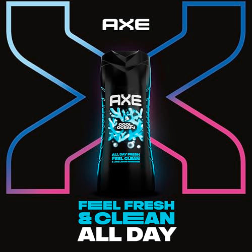 AXE Cool Ocean Men's Body Wash - 16 oz Essential Oils Formula