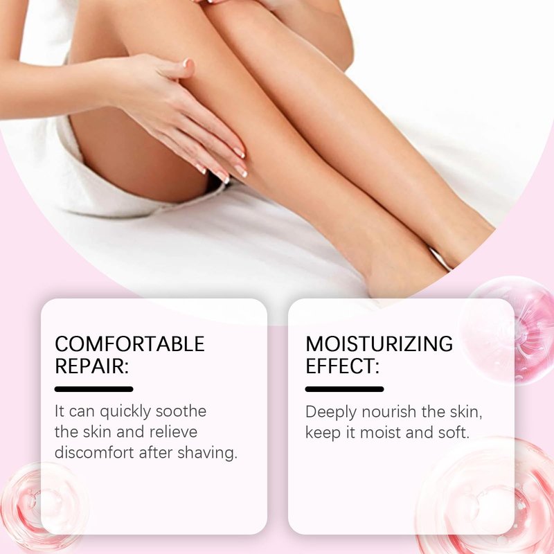 After Shave Oil - Strawberry & Vanilla Scent, Soft Serve After Shave Oil Women Strawberry, Smooth Skin Prevent Ingrown Hairs & Dryness for All Skin Types(3pcs)