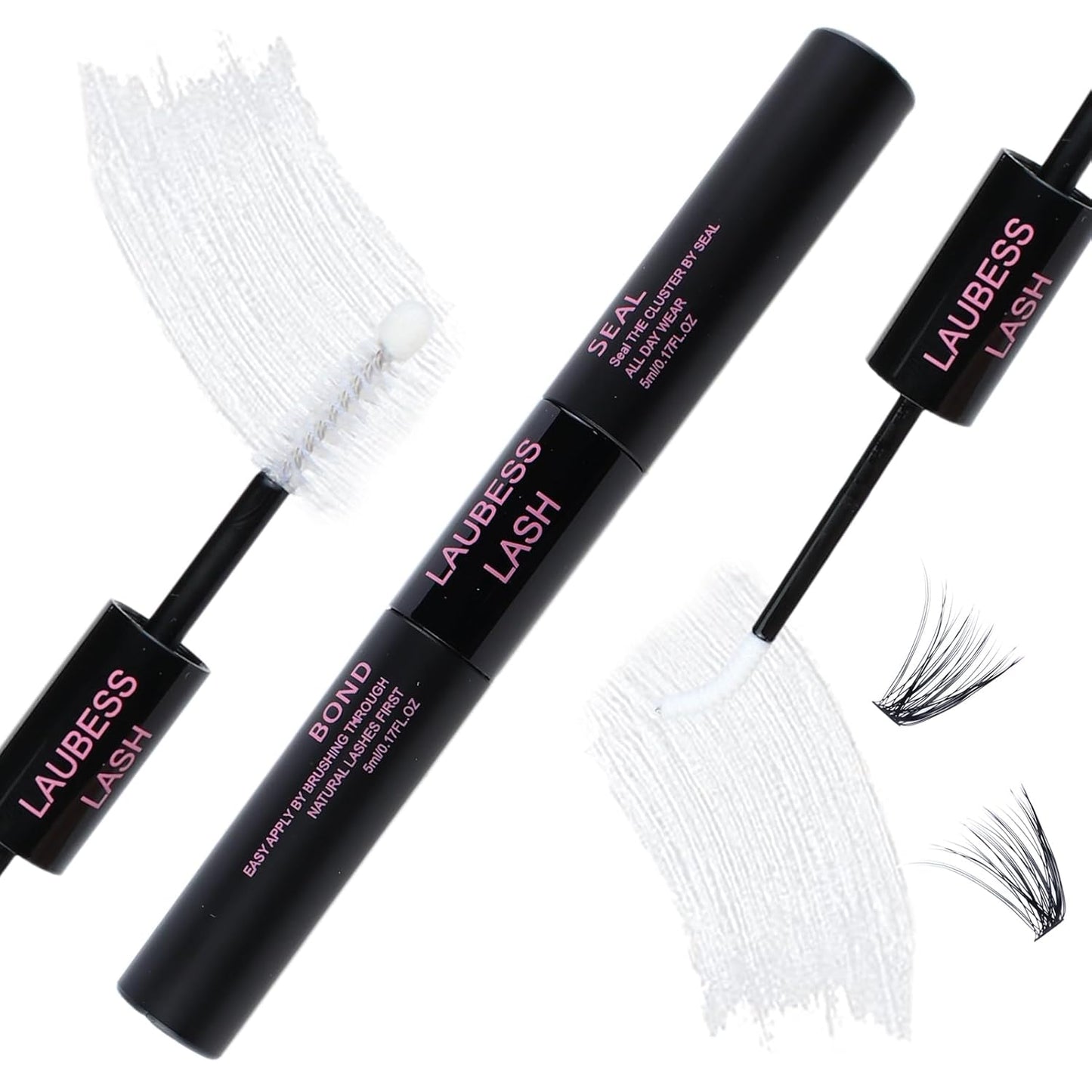 Lash Remover for Cluster Lashes - 5ml DIY Eyelash Extension Adhesive Remover for Home Use