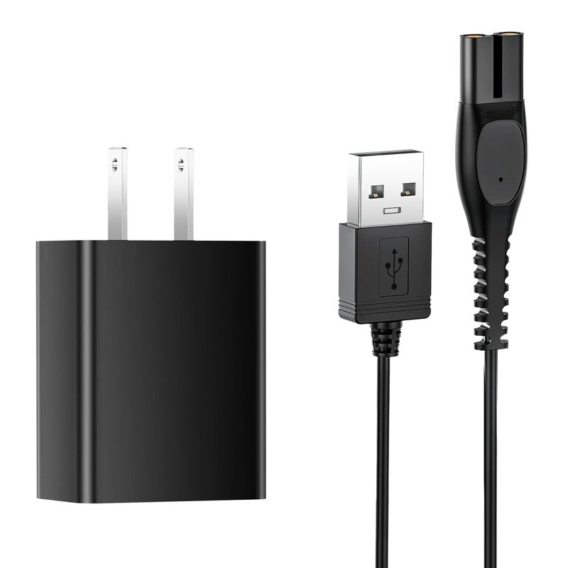 5V Charger for Philips Norelco Shaver 2400 3900 MG3919, Compatible with Phillips Norelco Wet & Dry Series 2000 5000 7000 3000 USB Charging Cable