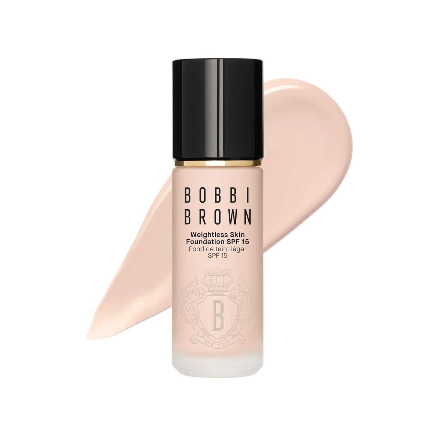 Bobbi Brown Weightless Skin Foundation SPF 15 - Oil-Control & 24-Hour Hydration | Natural Matte Finish, 1 Fl Oz