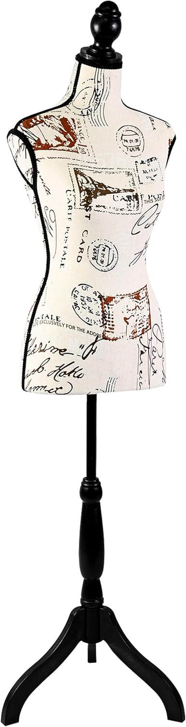 SereneLife Male Mannequin - Full Body Dress Form with Adjustable Stand | 74" Height, Detachable Head & Hands