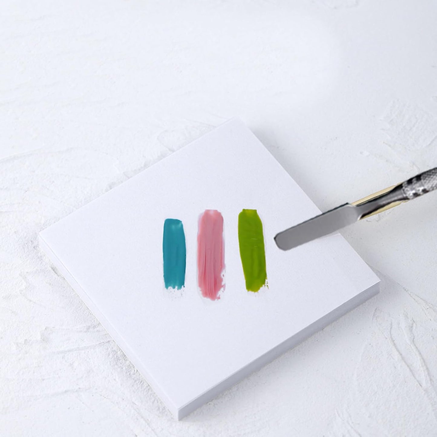 Disposable Nail Polish Palette - 100 Sheets Waterproof Nail Art Mixing Paper | Portable Nail Gel Tool with Stirring Rod