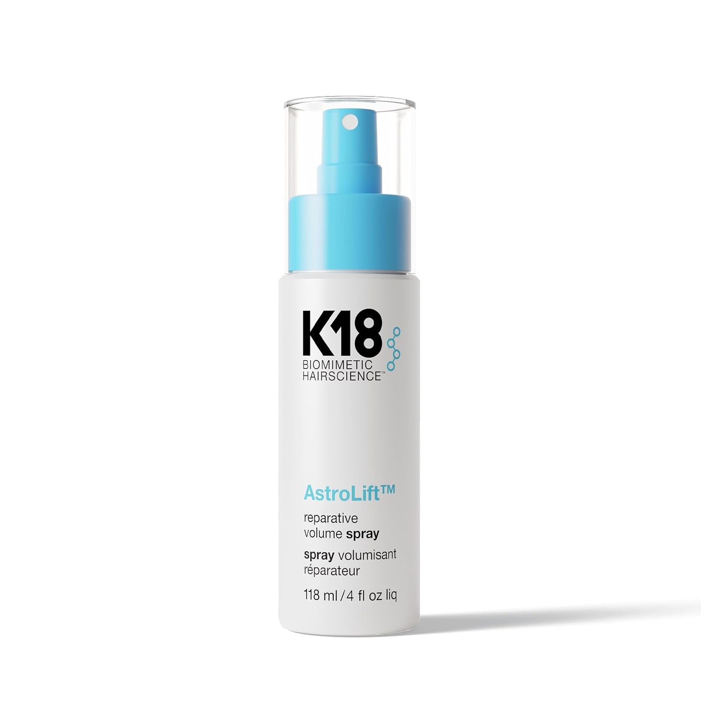 K18 AstroLift™ Volume Spray - 2-Day Hair Thickening & Hold for Fine, Fragile Hair | Non-Sticky, Humidity-Resistant Formula