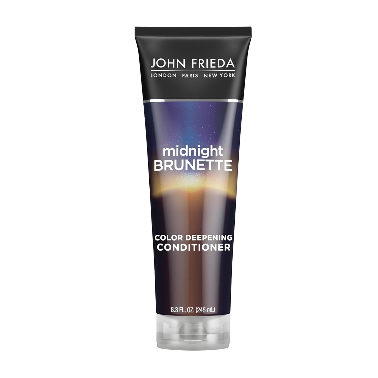 John Frieda Midnight Brunette Conditioner - Deepening Formula with Cocoa & Primrose Oil | 8.3 Oz
