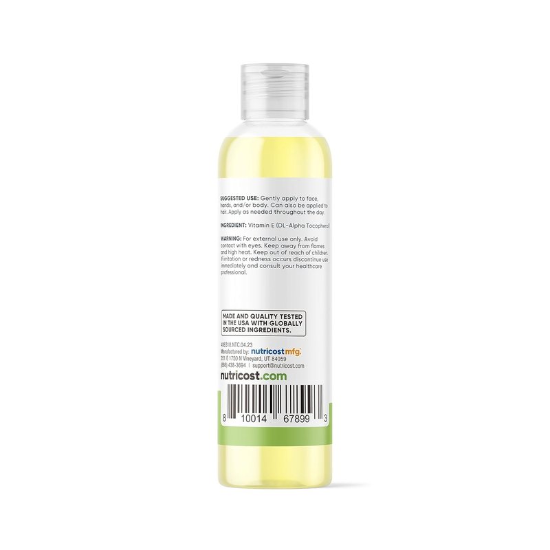 Vitamin E Oil - 8 Ounces | Nourishing Oil for Skin, Hair & Nails - 230,000 IU
