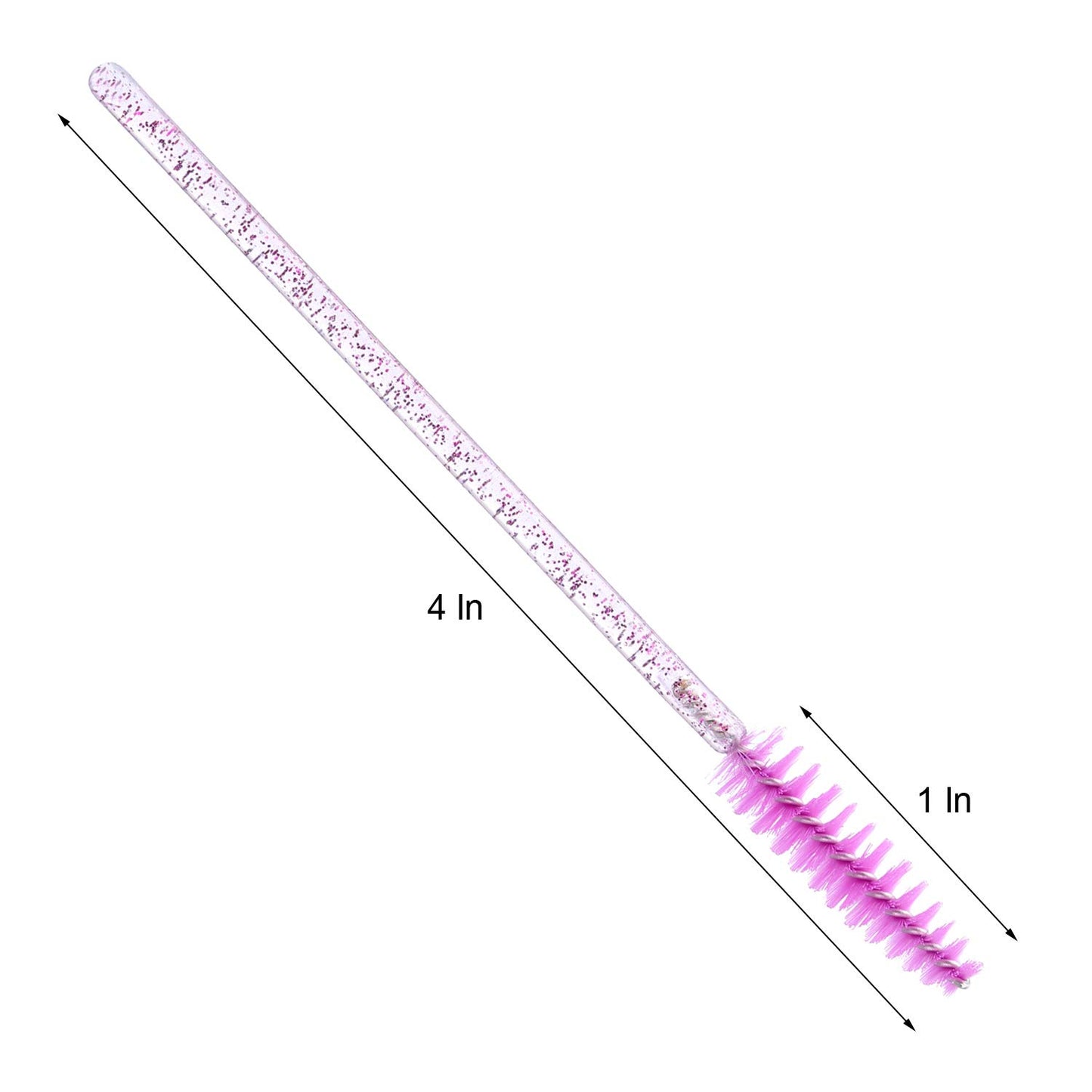Disposable Mascara Wands - 300 Eyelash Brushes for Extensions, Eyebrows & Makeup | Crystal Tbestmax