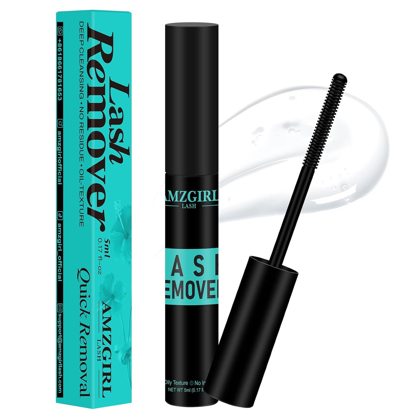 Eyelash Extension Remover - Non-Irritating Oil for DIY Lash Clusters | 5ml Eye Cleanser