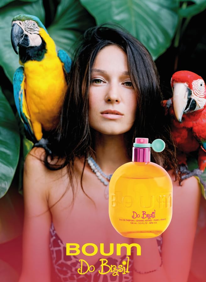 Jeanne Arthes Boum Do Brazil Women's Floral Perfume - Coconut, Tangerine, Tiare - 3.38oz