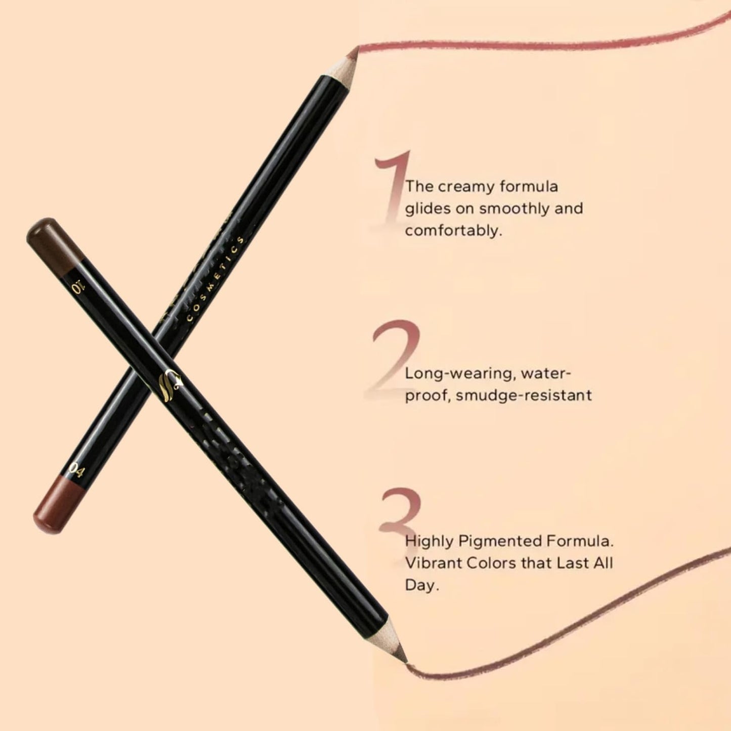 MAEPEOR Nude Lip Liner Set 12 Colors Highly Pigmented Smoothly Matte Lipliner Pencil Long Lasting and Waterproof Durable Lip Liners Kits (Color 01)
