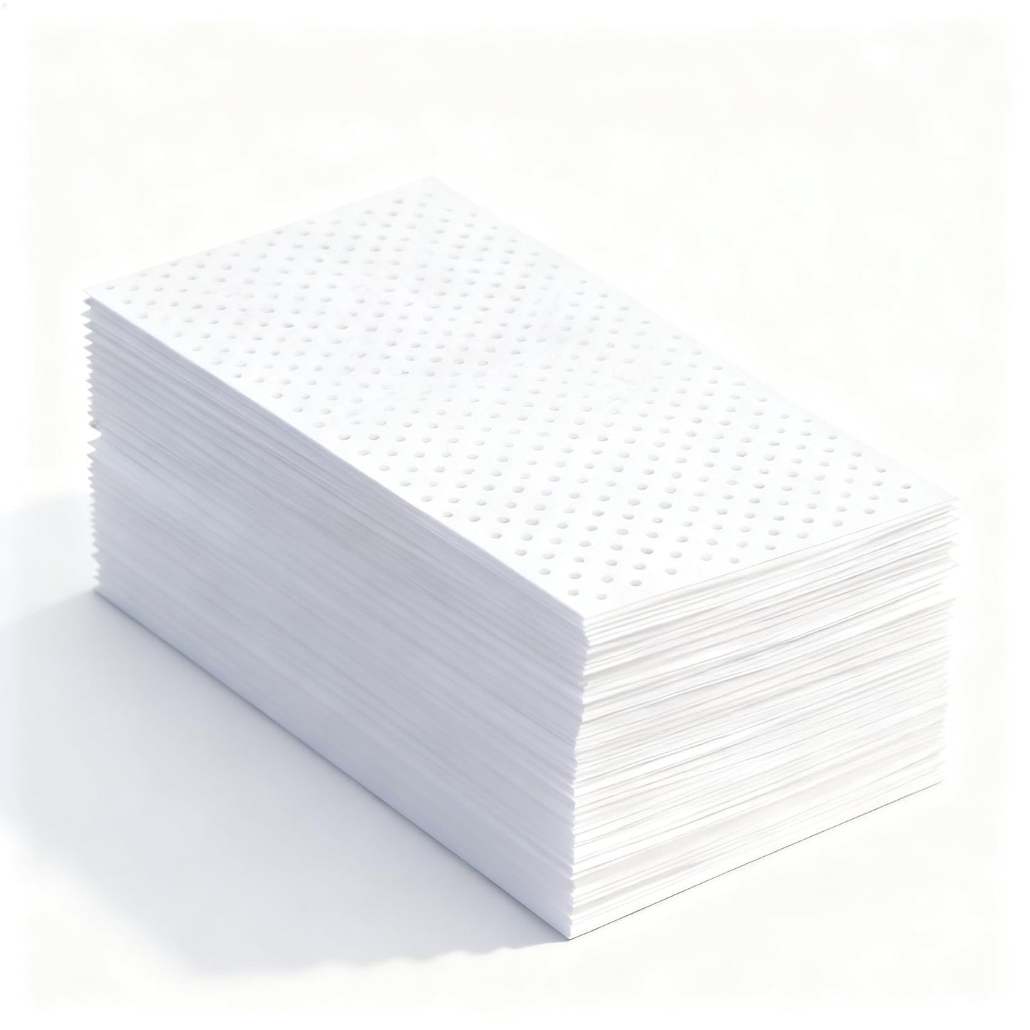 150 Sheets Perm End Papers for Hair, Breathable Disposable Salon Perm Papers for Cold and Hot Perms, 5.9x3.1in High Temperature Resistance Styling Accessories for Hair Rollers, White
