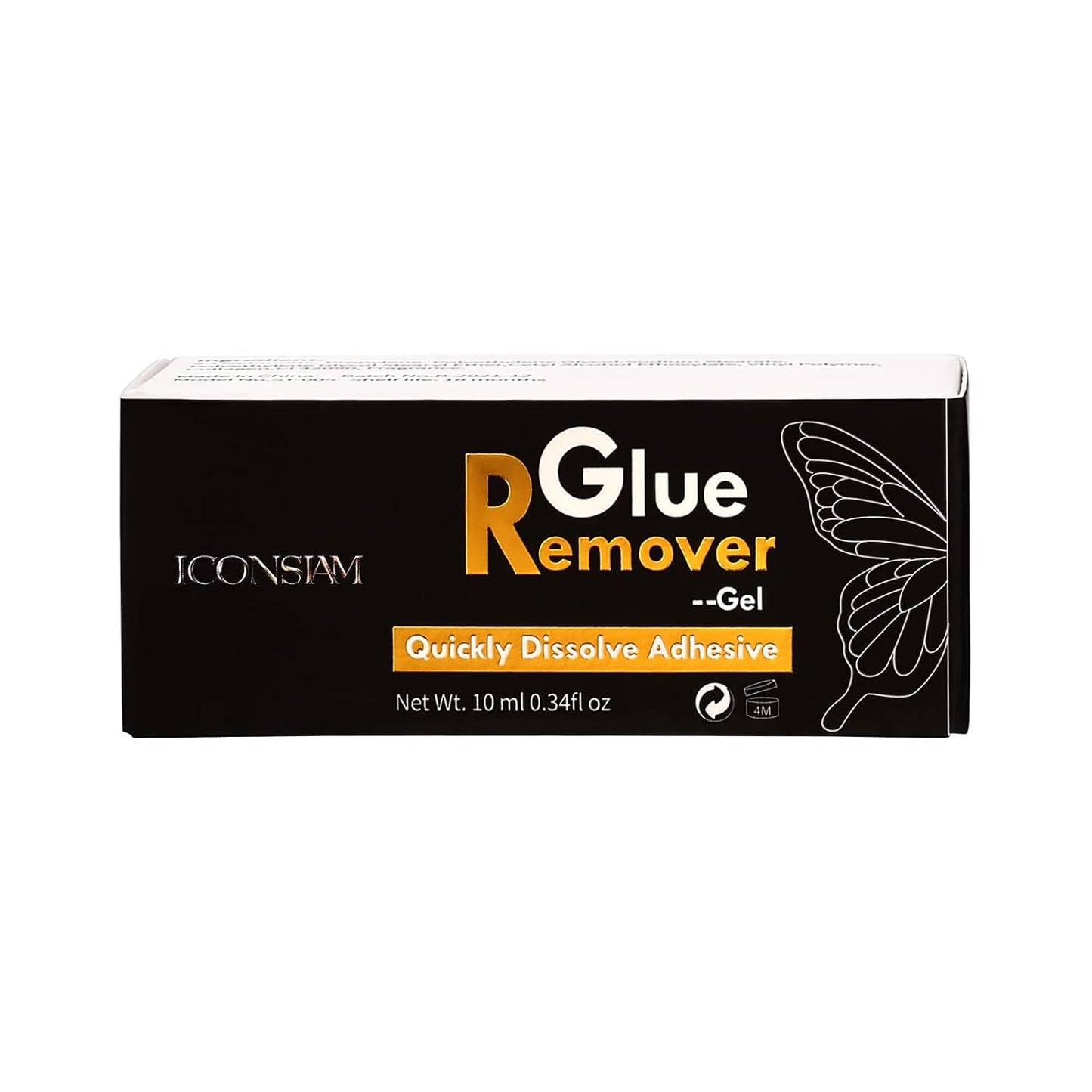 Eyelash Extension Remover Gel - Gentle Low Irritation Lash Adhesive Remover for Sensitive Skin | 10ml