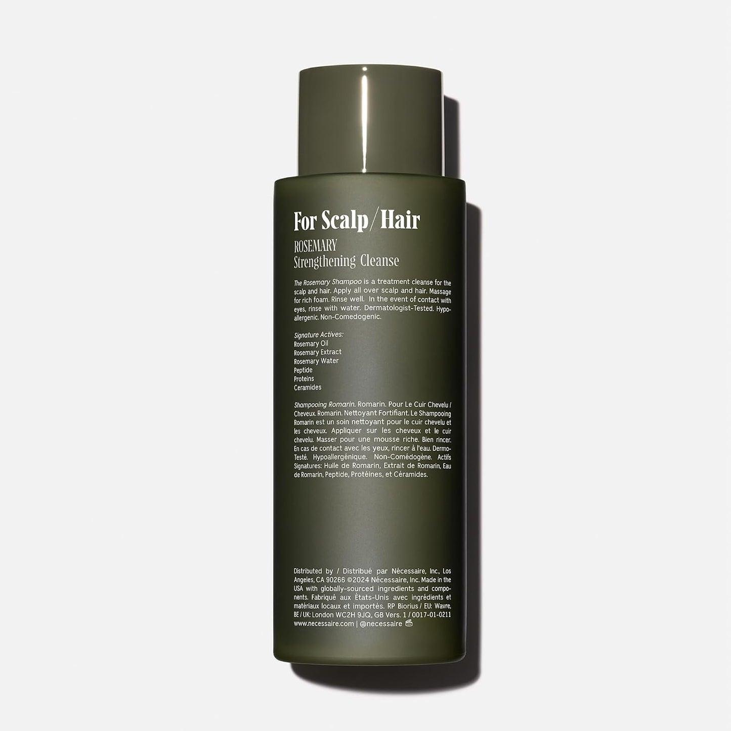 Rosemary Shampoo - Multi-Protein Strengthening Cleanse for Thinning Hair | Sulfate-Free, Color-Safe, 250 ml / 8.4 oz
