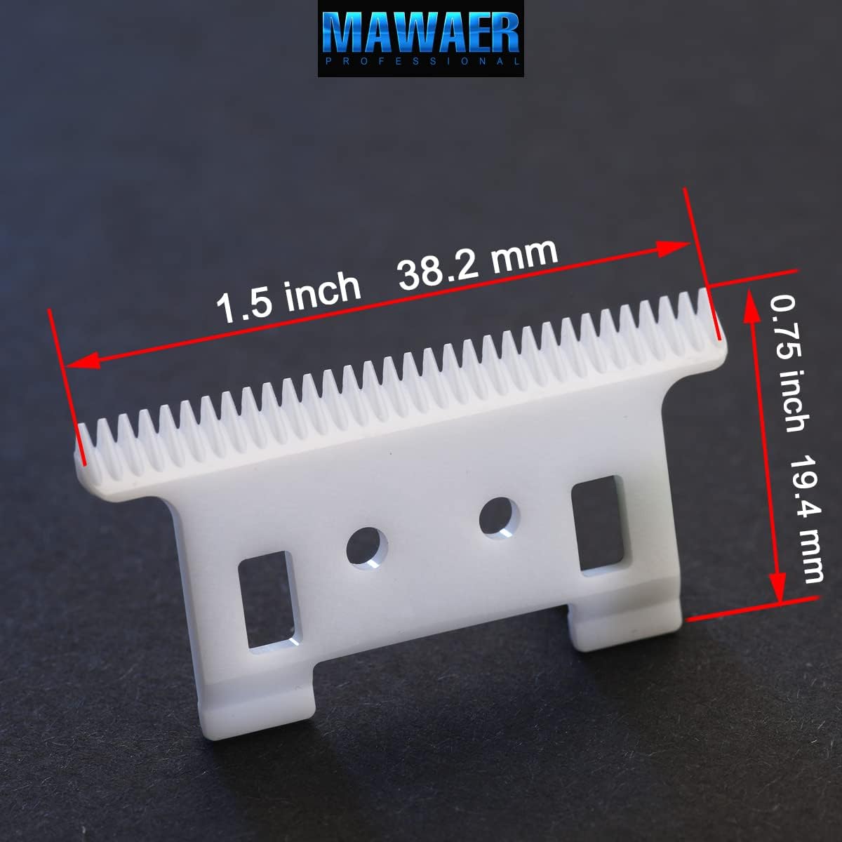 MAWAER FX Trimmer Blade with Ceramic Blades Compatible with BaBylissPRO FX787 & FX726 Trimmer,FX707Z Replacement Blades for BaByliss PRO Barberology Trimmer Blade