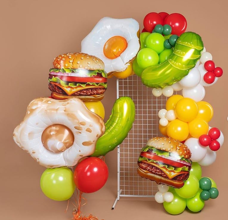 17-Piece Pickle Balloon Set for Birthday & Bachelorette Parties