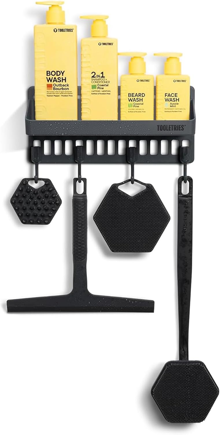Wall Shower Caddy - Durable Storage Organizer for Bathroom | Space-Saving Design