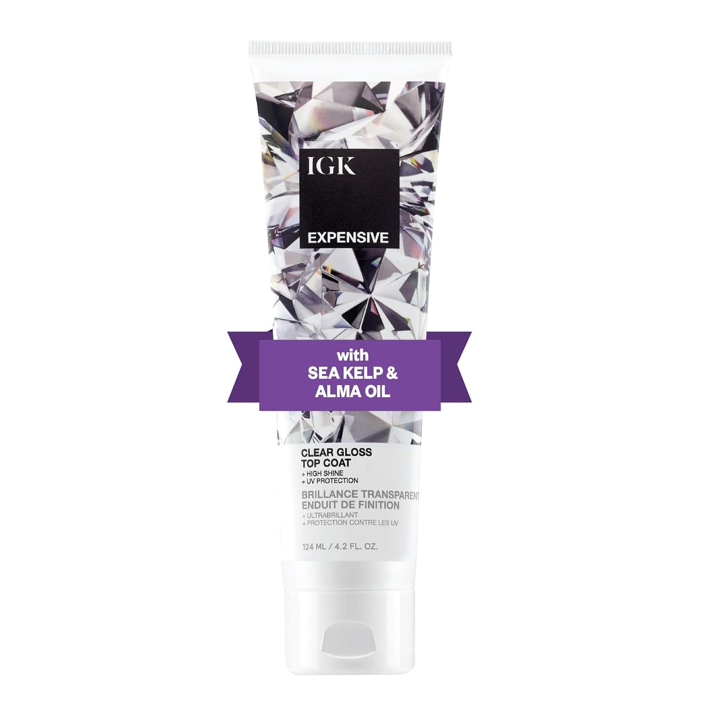 IGK Amla Oil High Shine Gloss Treatment - Strengthens & Softens Hair | UV Protection, Vegan | 1.7 oz