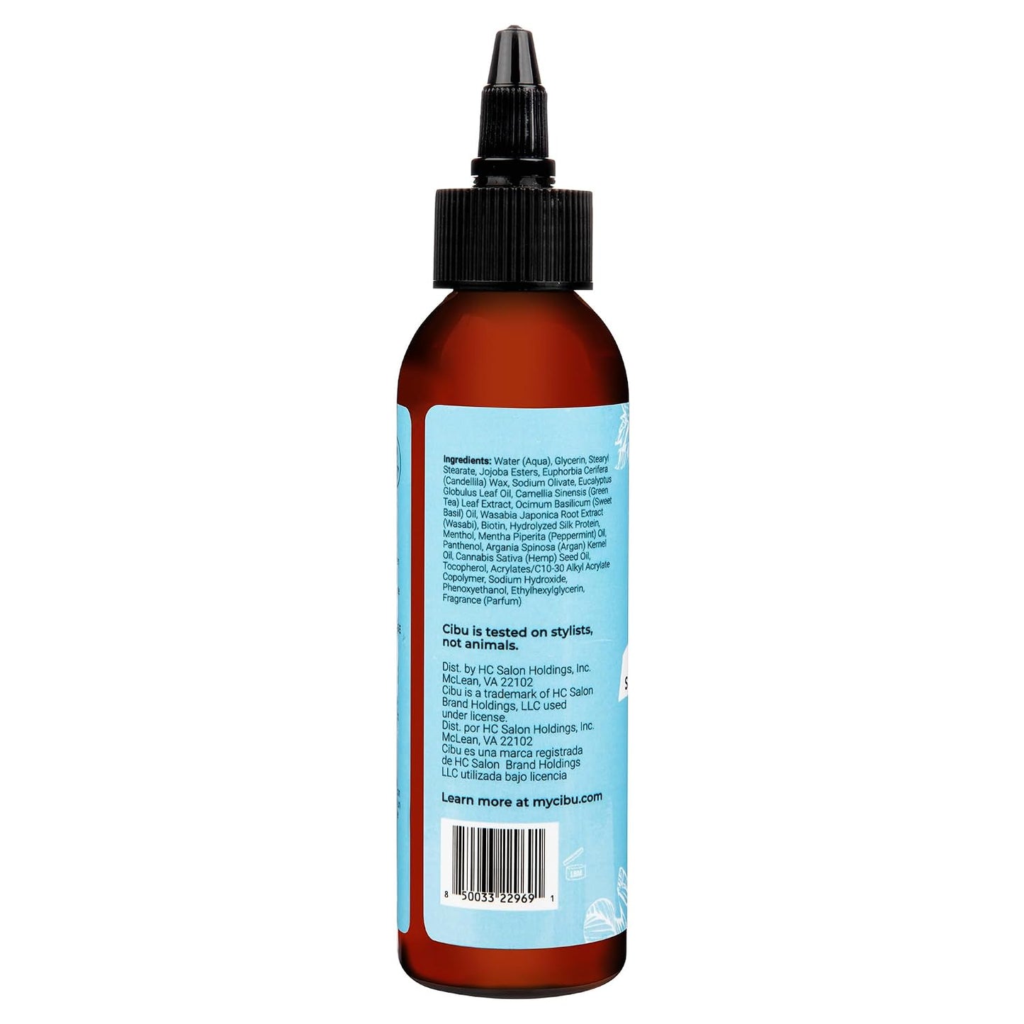 CIBU 3-in-1 Scalp Treatment - Soothing Peppermint Herbal Rinse | Exfoliating Care for Healthy Hair - 3.8oz