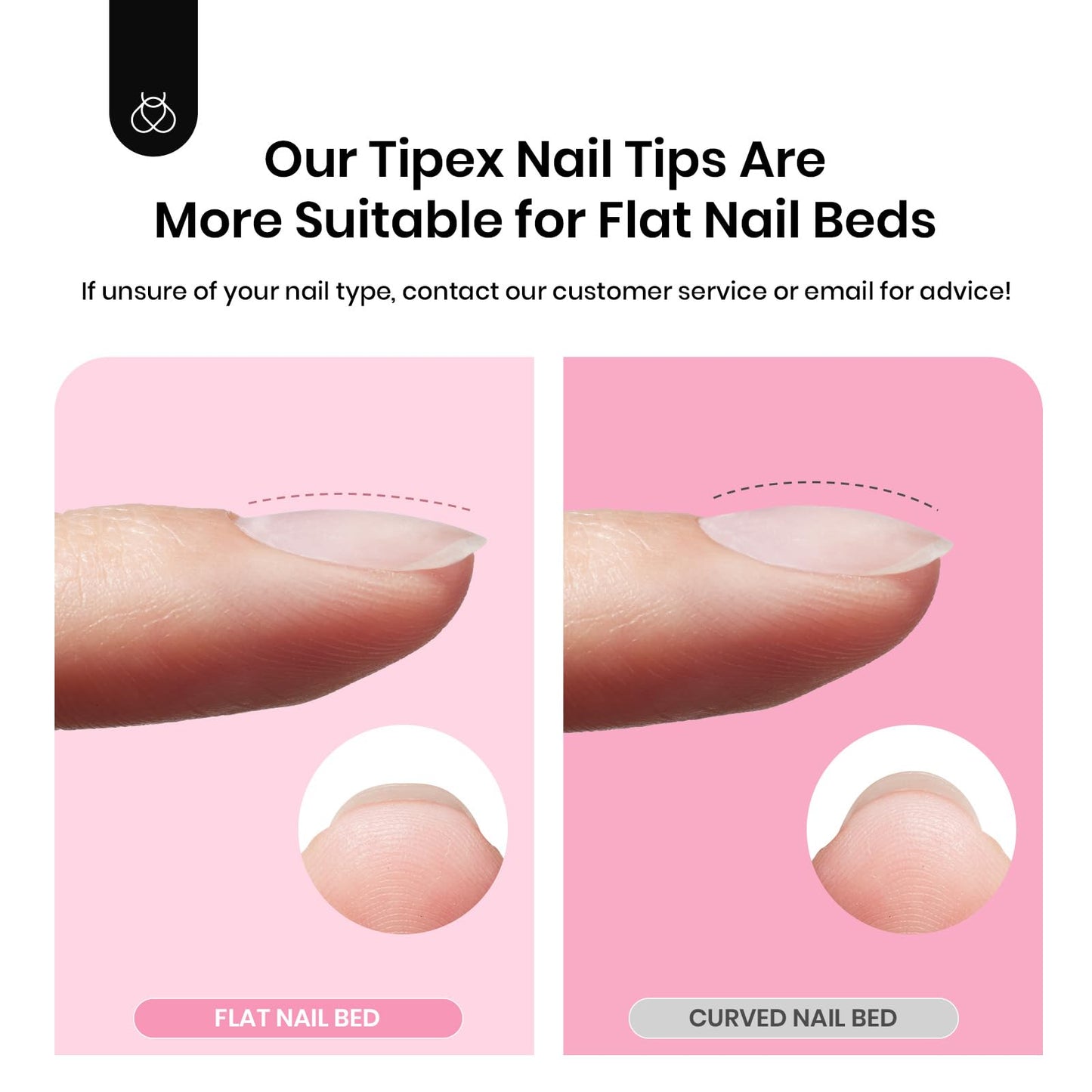 Beetles Tipex Instant Apex Nail Tips Kit, Short Almond, 224PCS 16 Sizes 00-14, No Builder Gel Needed, 20g Solid Nail Glue, Mini UV Lamp