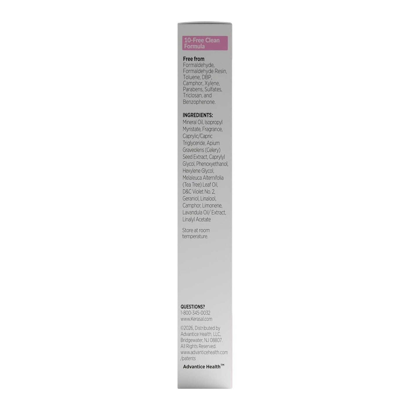 Kerasal Cuticle Cure Serum - Soft Cushion Tip Applicator, 0.13 oz | Nourishing Formula for Healthy Nails
