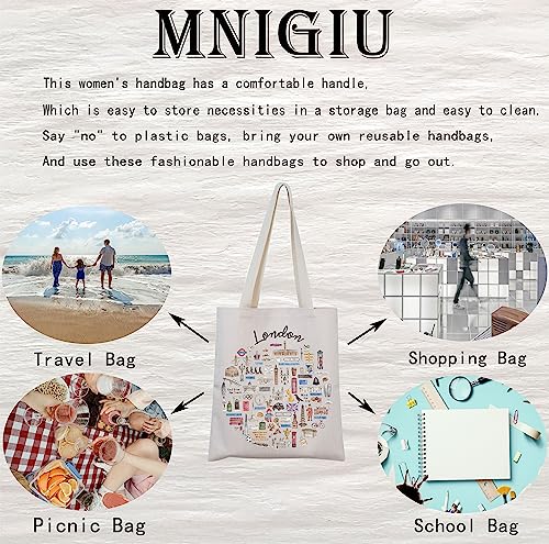 London Tote Bag - Stylish Travel Gift for London Lovers