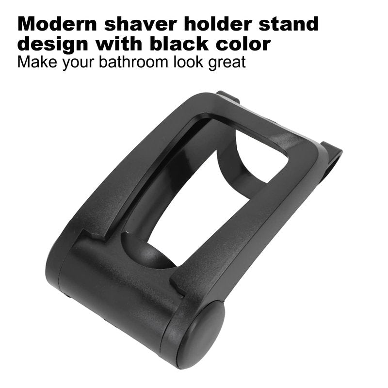 Agatige Electric Razors Holder, Foldable Electric Shaver Stand Base, Prevent Fall Electric Shaver Stand Storage Rack Bracket Home Bathroom Accessories