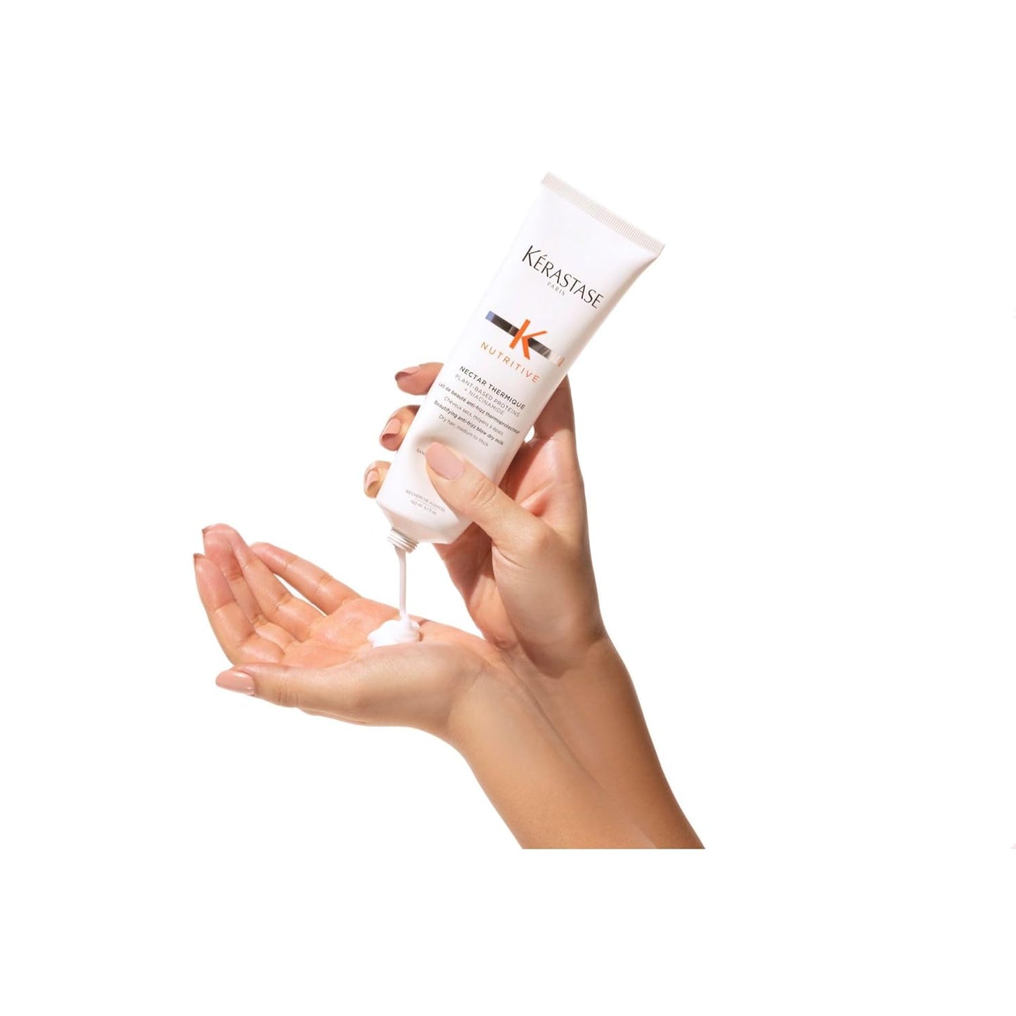 Kerastase Nectar Thermique Heat Protecting Cream - Anti-Frizz & Shine | For Medium to Thick Dry Hair