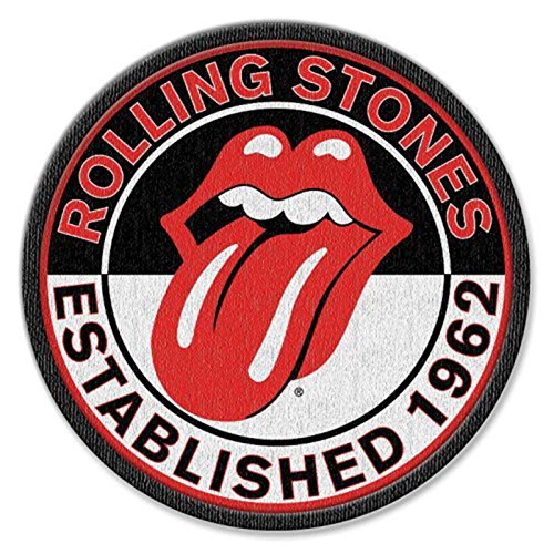 Rolling Stones Est. 1962 Iron-On Woven Patch - 75mm